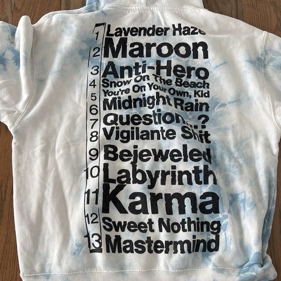 Taylor Swift Midnights Album Hoodie - Picture 2 of 3